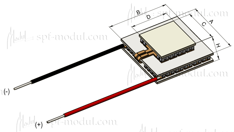 thermoelectric multi-stages module Peltier